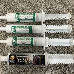 Equine omeprazole and Perfect Prep